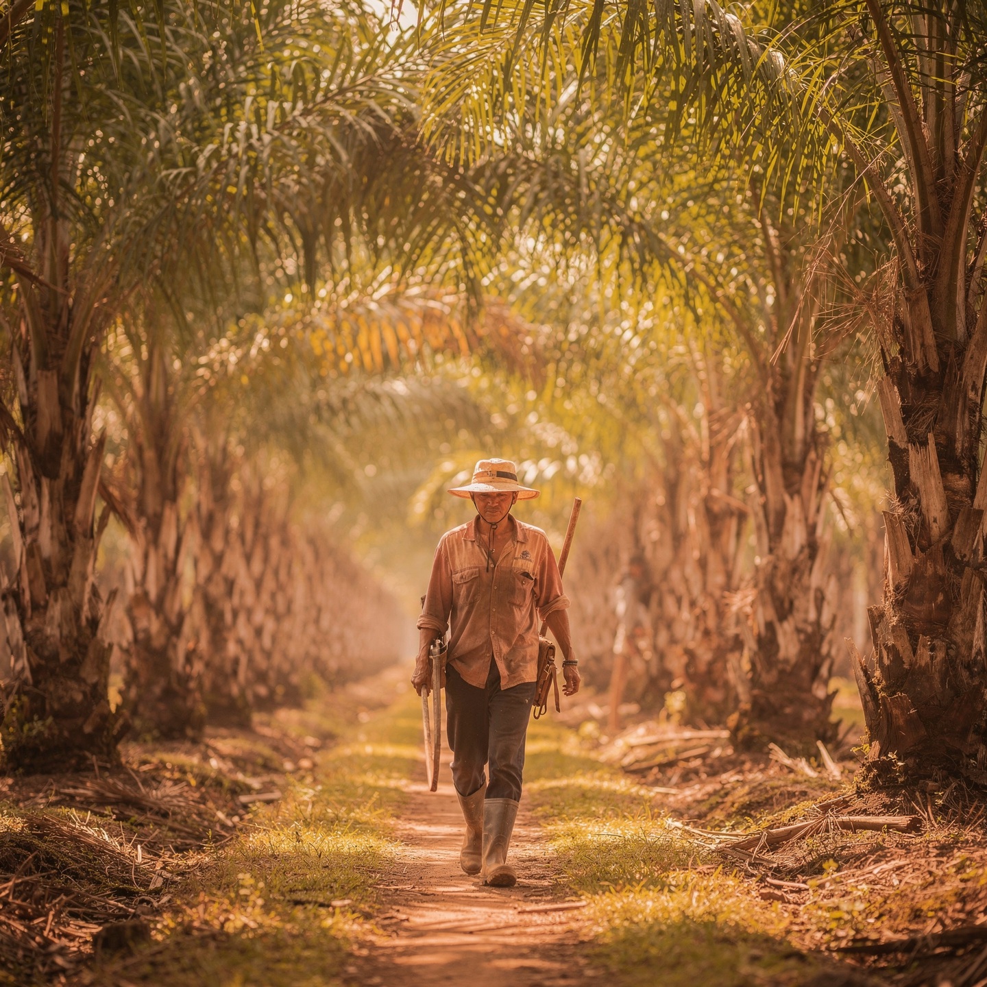 Palm plantation road