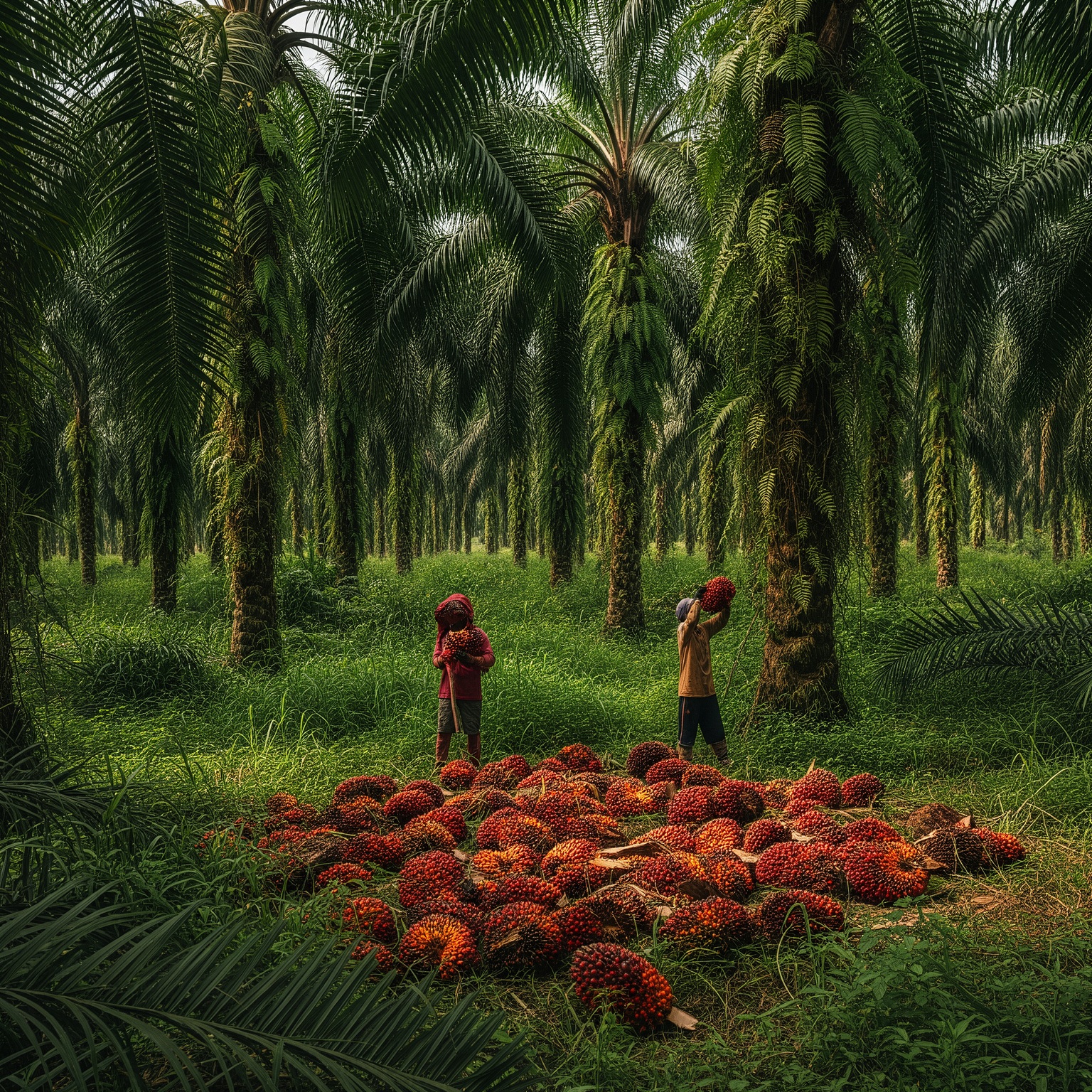Malaysia green agricultural landscape
